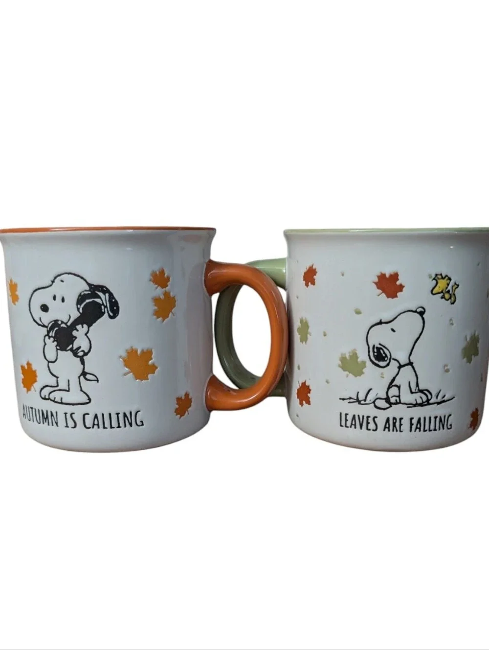 Snoopy Fall Mugs Set of 2